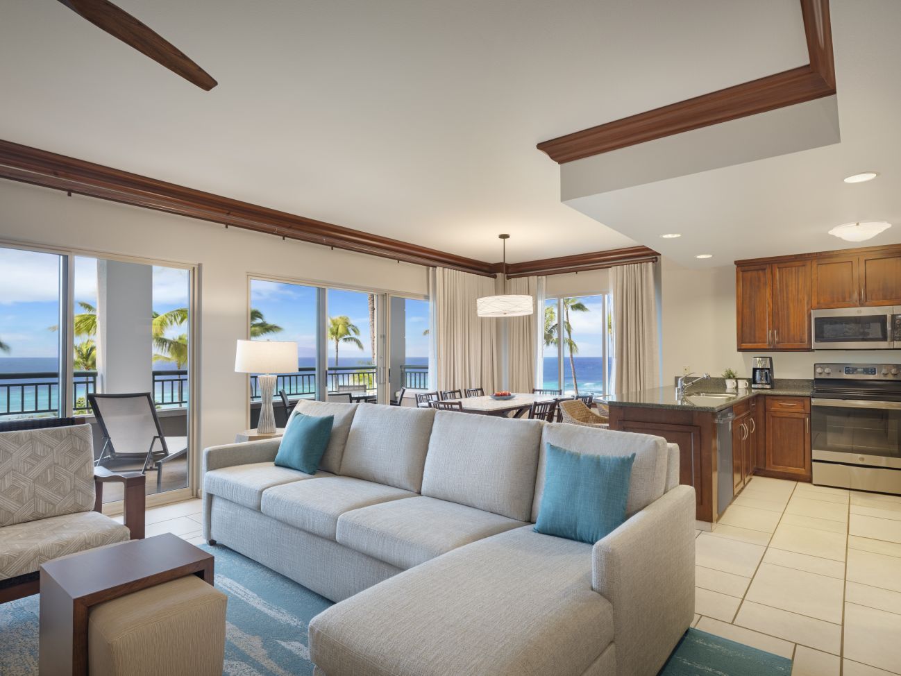 Living Room and Dining Room